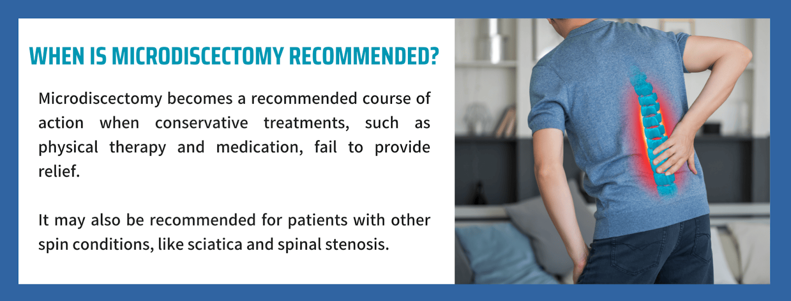 when is microdiscectomy recommended