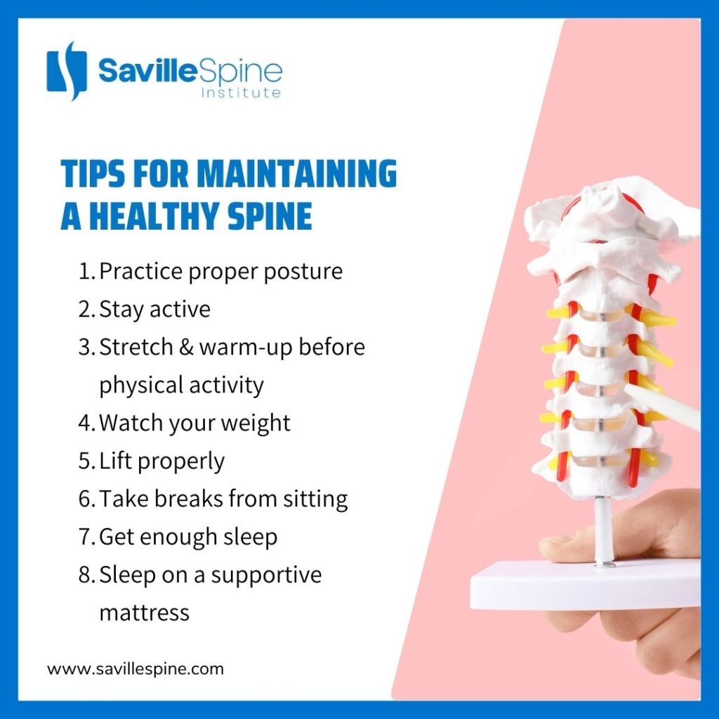 Maintaining a Healthy Spine: Tips for Prevention
