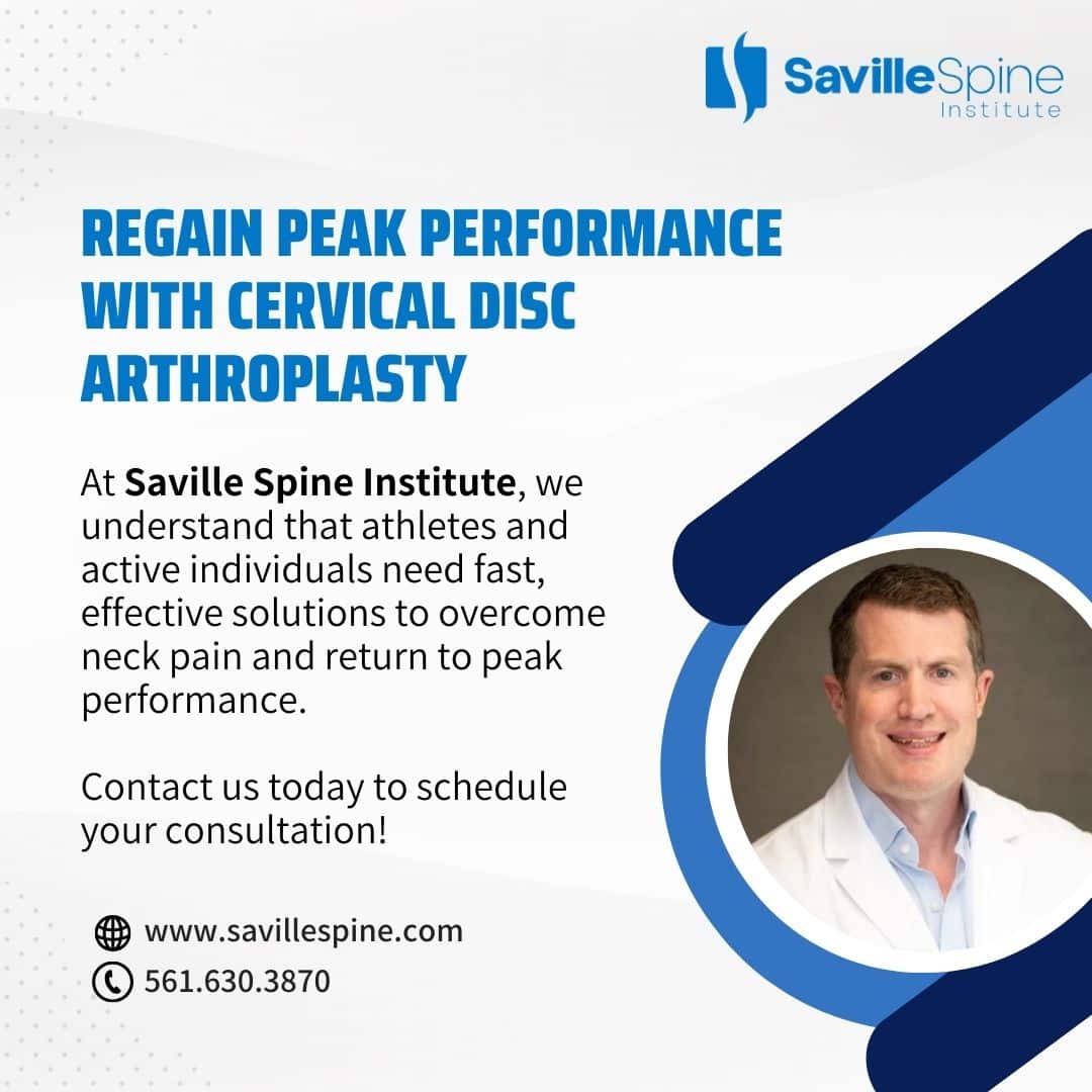 Cervical Disc Arthroplasty for Athletes: Returning to Peak Performance Without Pain