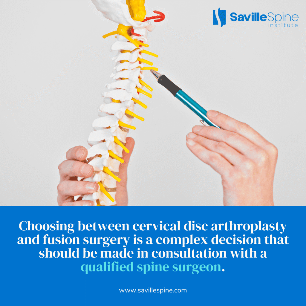 Cervical Disc Arthroplasty vs. Fusion Surgery: What’s the Difference?