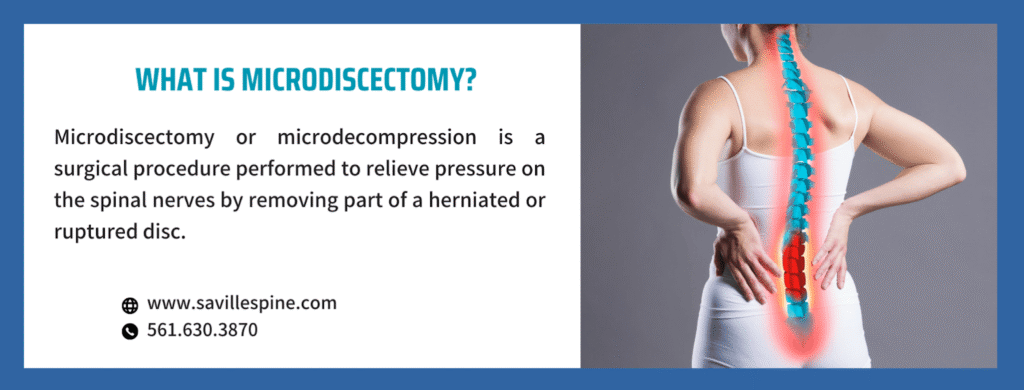 All About Microdiscectomy (Microdecompression) Spine Surgery